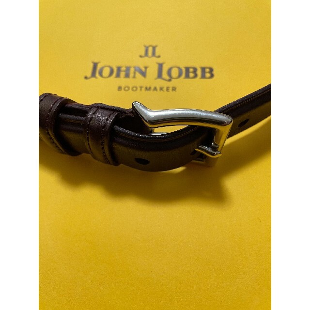 ジョンロブ JOHN LOBB カーフ レザー ベルト　ブラック 5