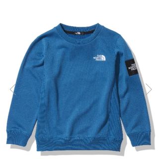 ザノースフェイス(THE NORTH FACE)のノースフェイス　スクエアロゴクルー　スウェット　長袖　120サイズ(Tシャツ/カットソー)