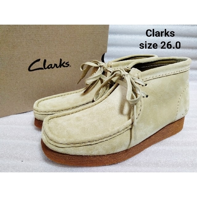Clarks - Clarks クラークス ワラビー 箱付き未使用品 25.5 ベージュの