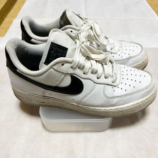 ナイキ(NIKE)のNIKE AIR FORCE 1 "WHITE/BLACK"（27.5cm）(スニーカー)