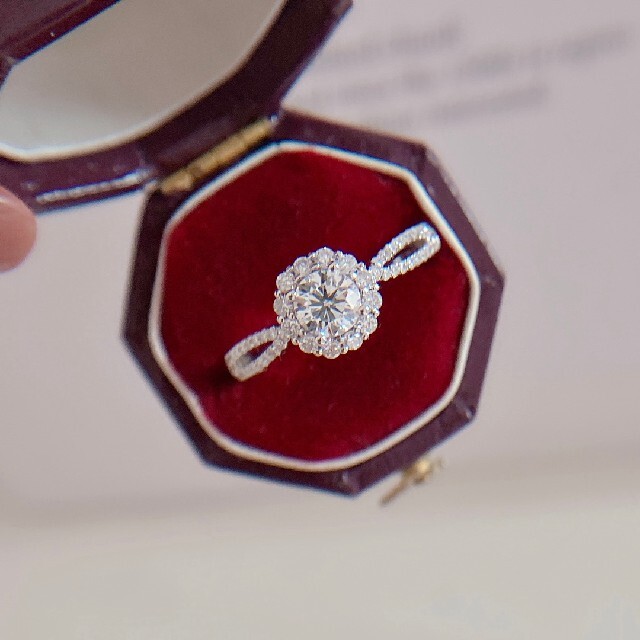 天然ダイヤモンドリング0.71ct　k18 レディースのアクセサリー(リング(指輪))の商品写真