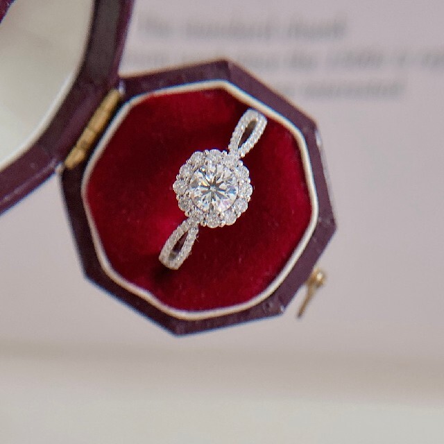 天然ダイヤモンドリング0.71ct　k18 レディースのアクセサリー(リング(指輪))の商品写真