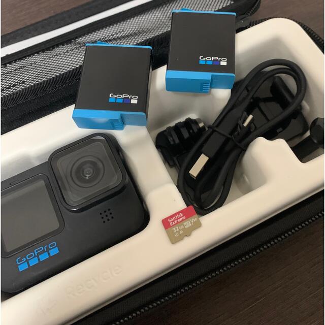 GoPro 10 HERO Black+純正バッテリー2個付 | フリマアプリ ラクマ