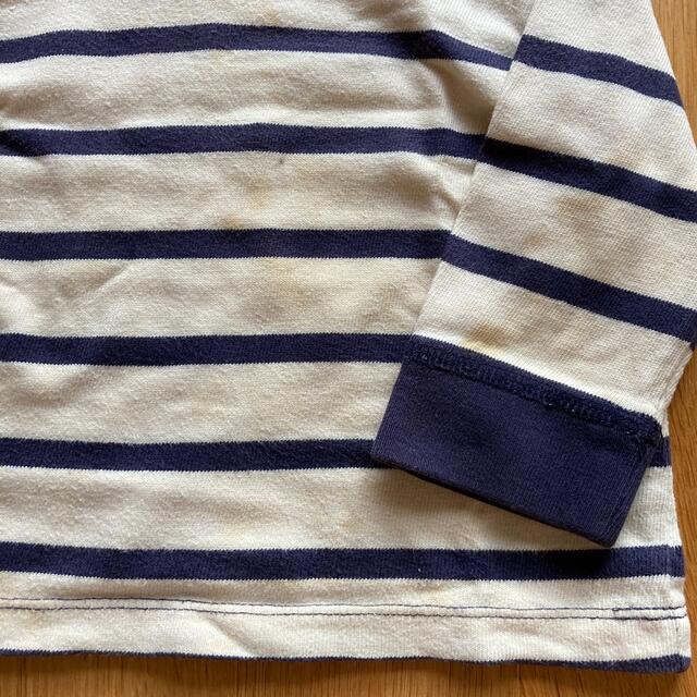 babyGAP(ベビーギャップ)のbabyGap ボーダー　パーカー　80㎝ キッズ/ベビー/マタニティのベビー服(~85cm)(トレーナー)の商品写真