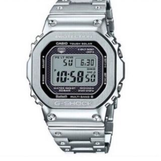 カシオ(CASIO)の3個ｾｯﾄ)G-SHOCK GMW-B5000D-1JF フルメタル シルバー(腕時計(デジタル))