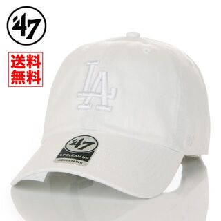 フォーティセブン(47 Brand)の【新品】47BRAND キャップ LA ドジャース 帽子 白 メンズ レディース(キャップ)