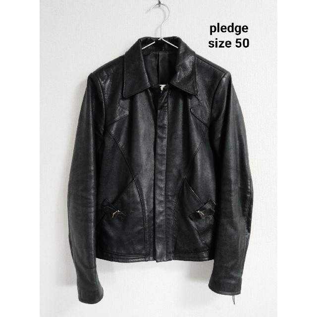 Pledge - Pledge プレッジ レザージャケットの通販 by 512｜プレッジ 