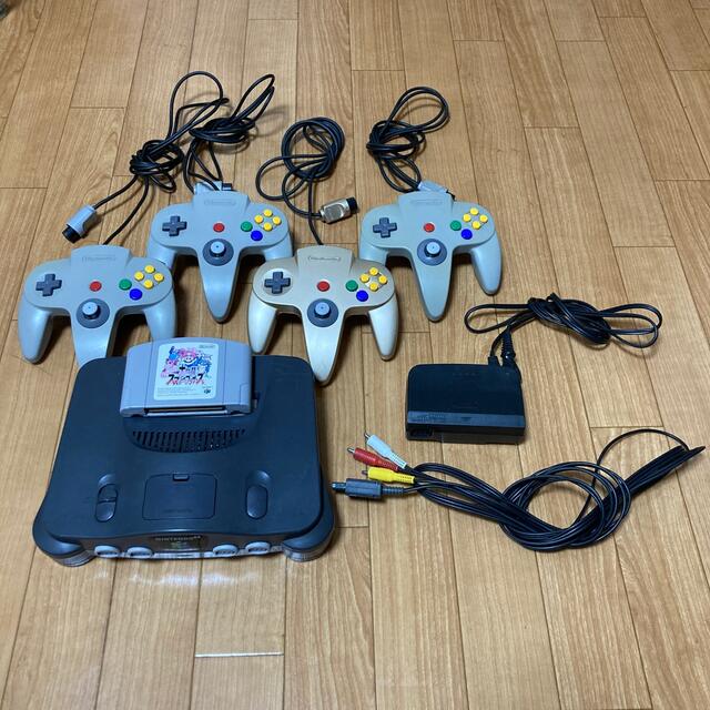 NINTENDO 64 - Nintendo64本体+ カセット（スマブラ）の通販 by River ...