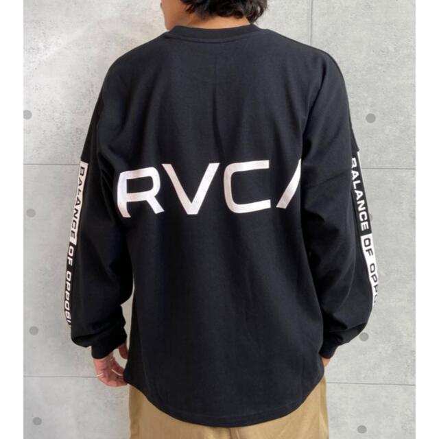 RVCA(ルーカ)の新品 RVCA ルーカ L ワールドワイド ビッグシルエット 長袖 Tシャツ メンズのトップス(Tシャツ/カットソー(七分/長袖))の商品写真