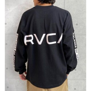 ルーカ(RVCA)の新品 RVCA ルーカ L ワールドワイド ビッグシルエット 長袖 Tシャツ(Tシャツ/カットソー(七分/長袖))