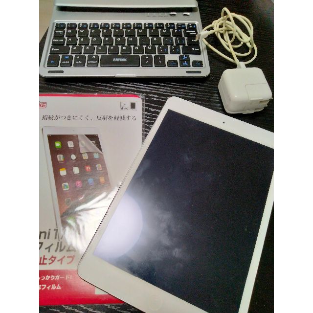 ✨未使用・値下げ✨ipad mini2 充電器キーボード画面シール本体カバー ...