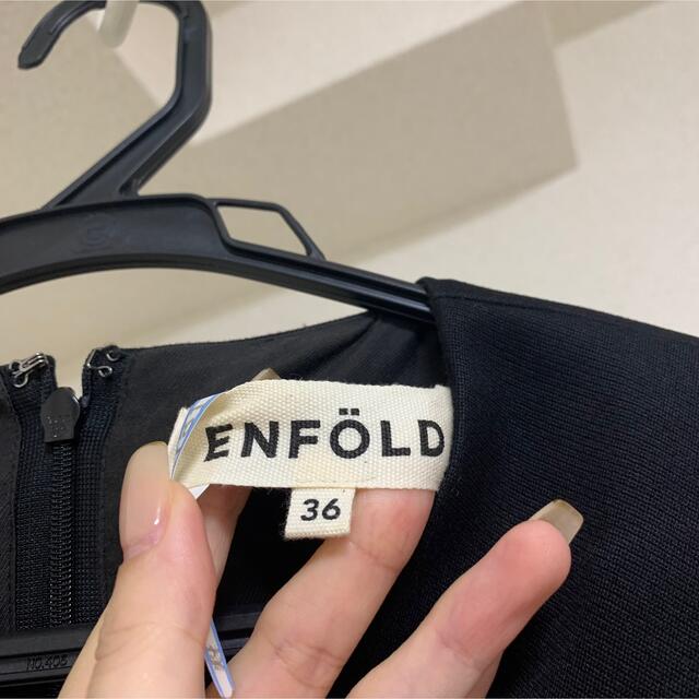ENFOLD - エンフォルド ワンピース ブラック36の通販 by a's shop