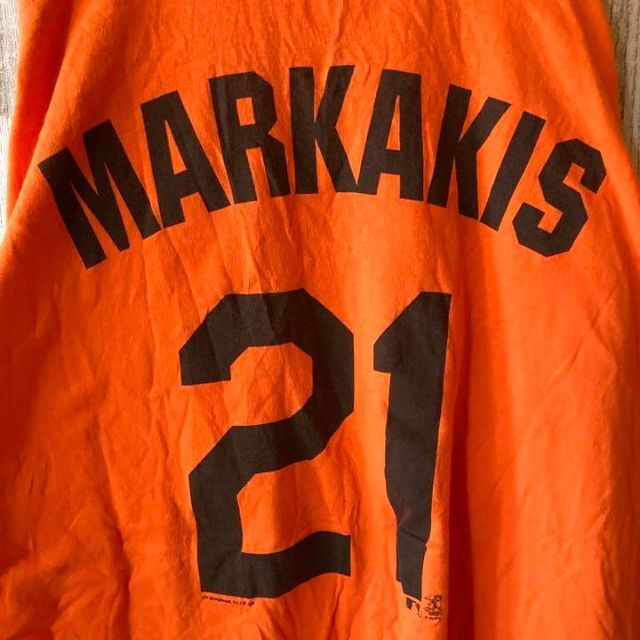 オーバーサイズ　MLB　オリオールズ　Tシャツ　オレンジ色　XL メンズのトップス(Tシャツ/カットソー(半袖/袖なし))の商品写真
