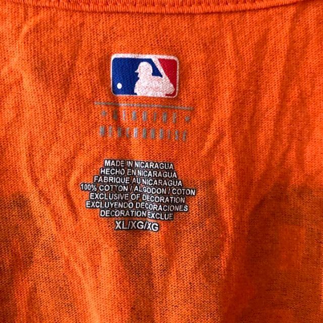 オーバーサイズ　MLB　オリオールズ　Tシャツ　オレンジ色　XL メンズのトップス(Tシャツ/カットソー(半袖/袖なし))の商品写真