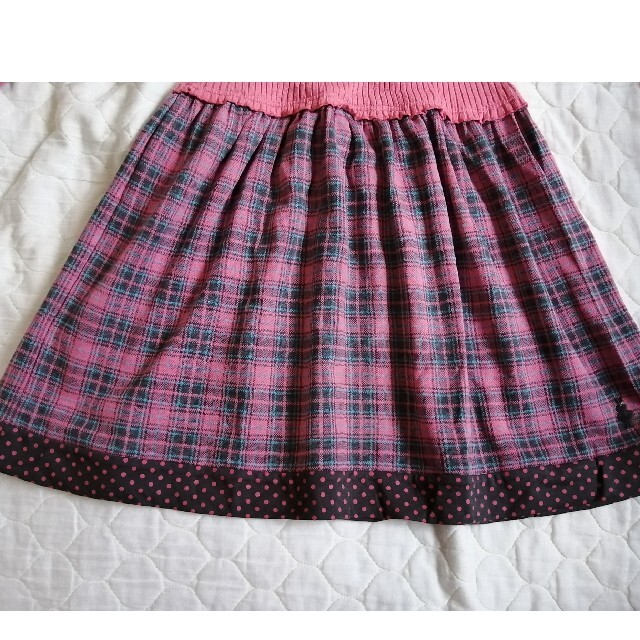 KP(ニットプランナー)のKP　ニットワンピース　ピンク　140cm キッズ/ベビー/マタニティのキッズ服女の子用(90cm~)(ワンピース)の商品写真