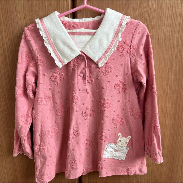 coeur a coeur(クーラクール)のクーラクール♡うさみみプルオーバー100cm キッズ/ベビー/マタニティのキッズ服女の子用(90cm~)(Tシャツ/カットソー)の商品写真