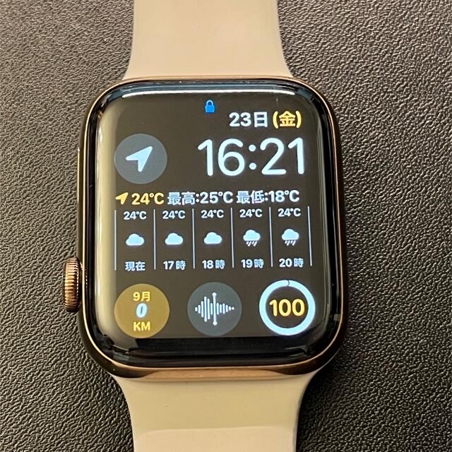 Apple Watch 4 44mm GPS+Cellularゴールドステンレス