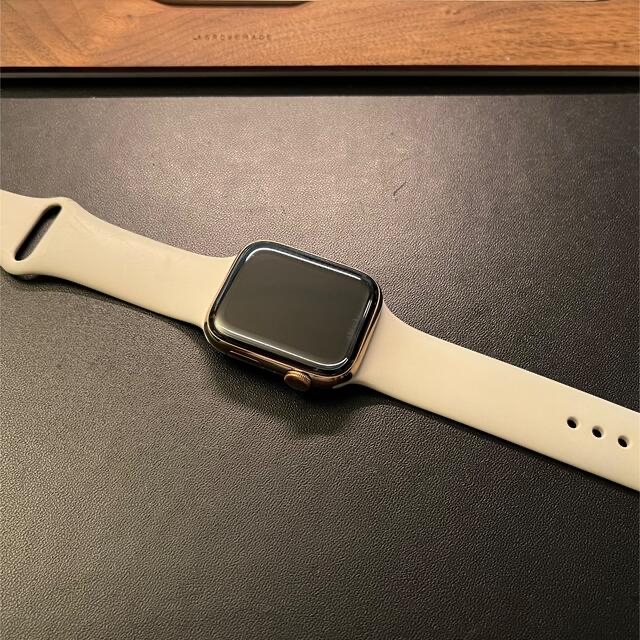 Apple Watch series4 セルラー 44mm ゴールド ステンレス