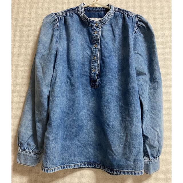 新品 ガニー デニム ブラウス-