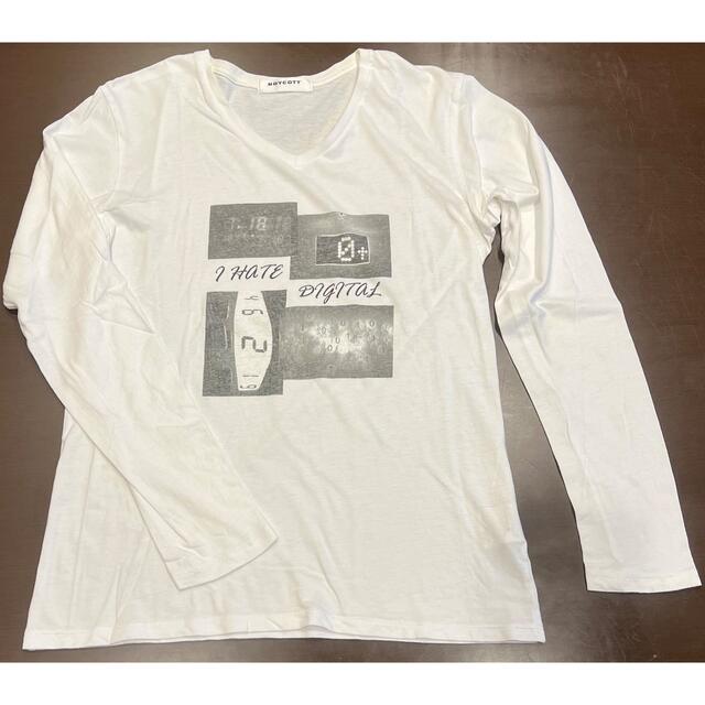 BOYCOTT(ボイコット)のBOYCOTT カットソー メンズのトップス(Tシャツ/カットソー(七分/長袖))の商品写真