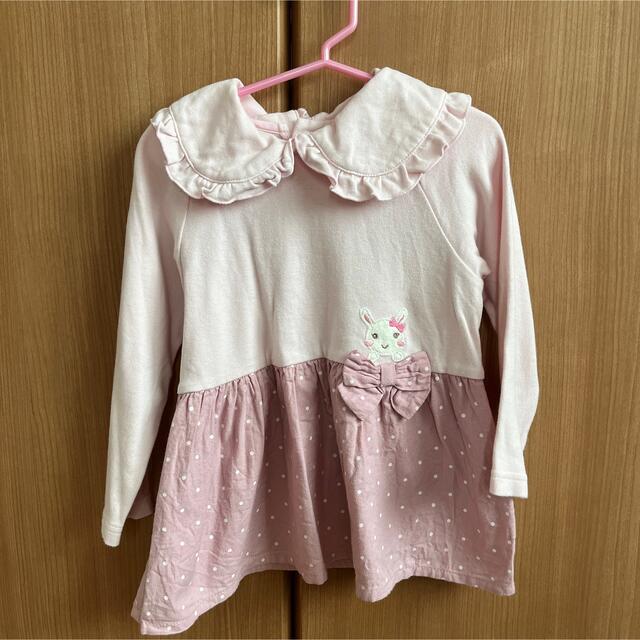 coeur a coeur(クーラクール)のクーラクール♡プルオーバー100cm キッズ/ベビー/マタニティのキッズ服女の子用(90cm~)(Tシャツ/カットソー)の商品写真