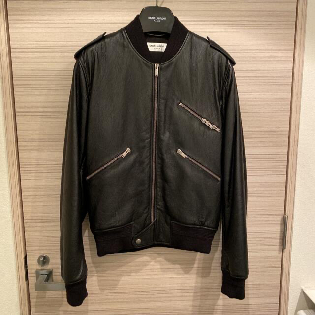 欲しいの Saint Laurent/レザージャケット/サイズ46 Saint - Laurent
