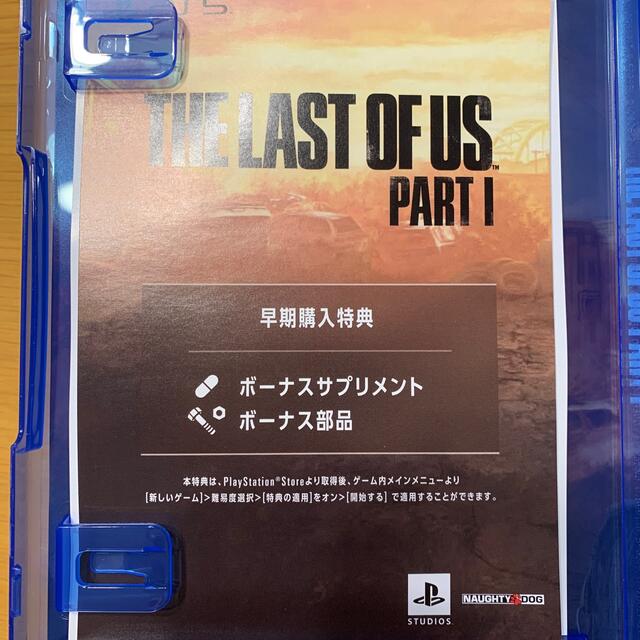 PlayStation(プレイステーション)の【ラストオブアス】The Last of Us Part I PS5 エンタメ/ホビーのゲームソフト/ゲーム機本体(家庭用ゲームソフト)の商品写真