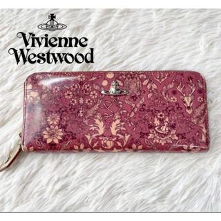 ヴィヴィアンウエストウッド(Vivienne Westwood)のVivienne Westwood 長財布 エナメル アニマル柄 鹿 オーブ(財布)
