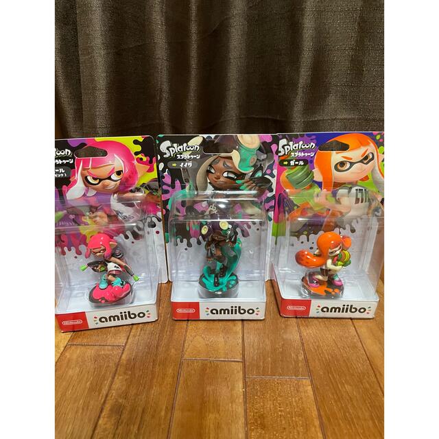 任天堂(ニンテンドウ)のamiibo スプラトゥーン　ガール　ネオンピンク　イイダ エンタメ/ホビーのフィギュア(ゲームキャラクター)の商品写真