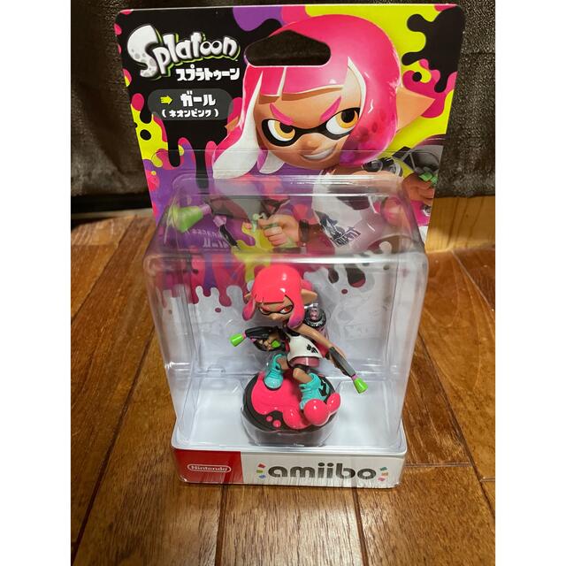 任天堂(ニンテンドウ)のamiibo スプラトゥーン　ガール　ネオンピンク　イイダ エンタメ/ホビーのフィギュア(ゲームキャラクター)の商品写真