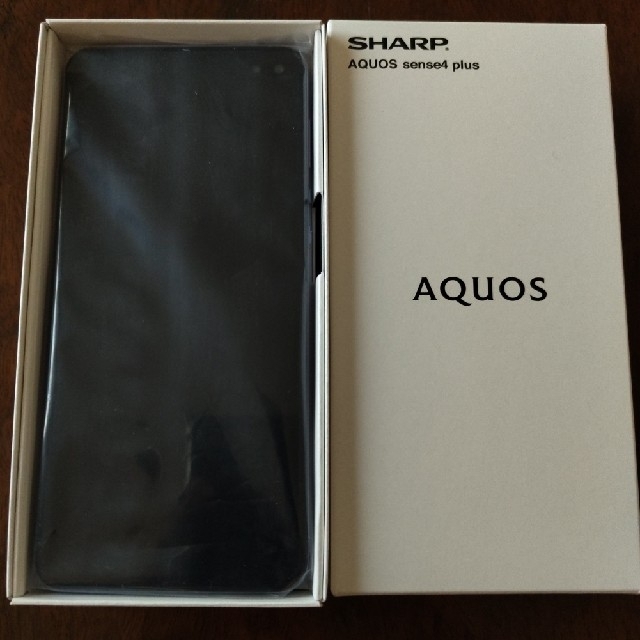 AQUOS(アクオス)の新品 シャープ AQUOS sense4 plus  8GB/128GB スマホ/家電/カメラのスマートフォン/携帯電話(スマートフォン本体)の商品写真