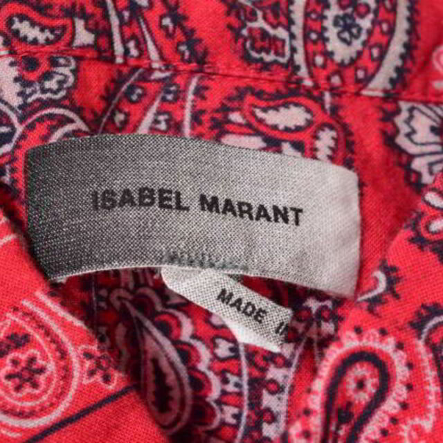 Isabel Marant(イザベルマラン)のISABEL MARANT ペイズリー柄 ノースリーブ シャツ メンズのトップス(シャツ)の商品写真