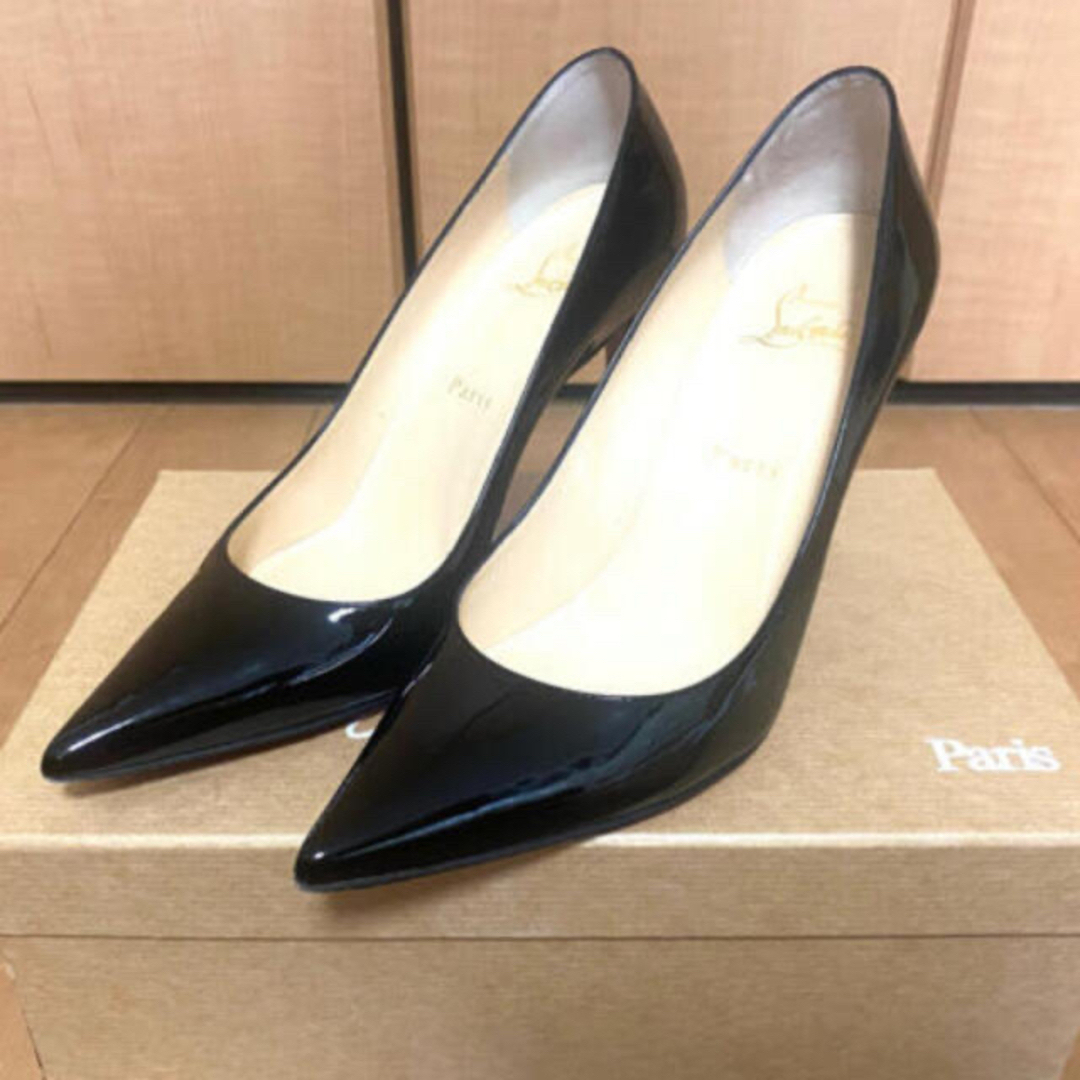 Christian Louboutin(クリスチャンルブタン)のChristian Louboutin 24.5cm 8.5cmヒール レディースの靴/シューズ(ハイヒール/パンプス)の商品写真