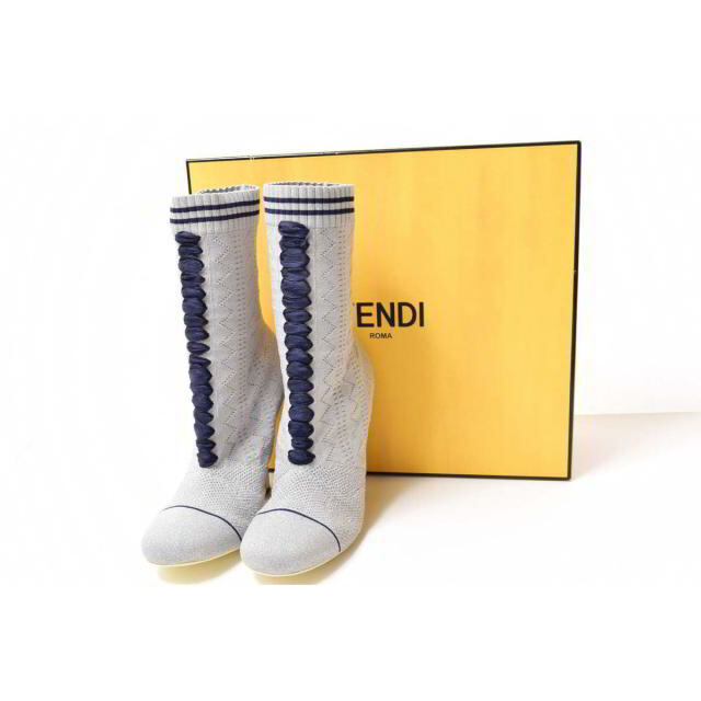 ！！大特価！！★FENDI★ロココ　ズッカ柄　ソックスブーツ★