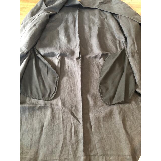 無印良品 フレンチリネンコート レディースのジャケット/アウター(ロングコート)の商品写真