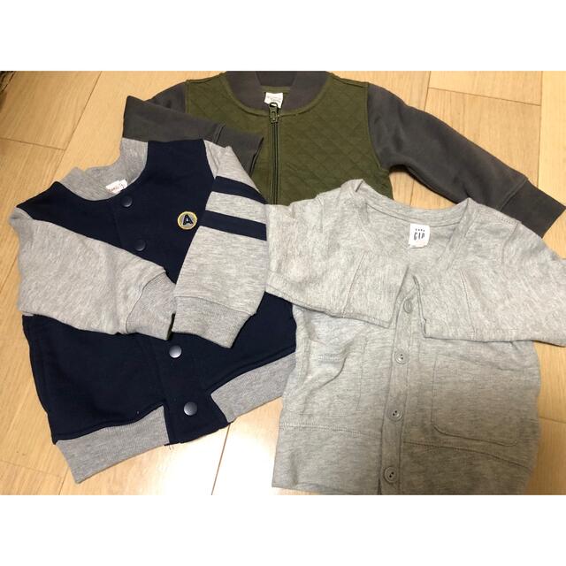 babyGAP(ベビーギャップ)のまとめ売り　カーディガン、上着　80cm キッズ/ベビー/マタニティのベビー服(~85cm)(カーディガン/ボレロ)の商品写真