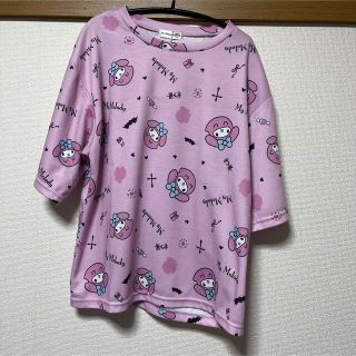 サンリオ(サンリオ)の【未使用タグ付】サンリオ マイメロディ おばけ 半袖Tシャツ M-L ハロウィン(Tシャツ(半袖/袖なし))