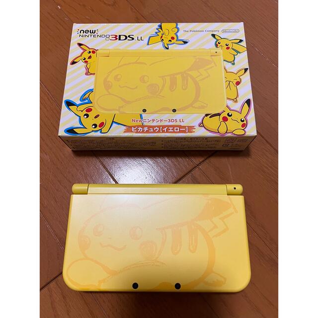 任天堂(ニンテンドウ)のニンテンドー3DSLL ポケモン ピカチュウ　限定品 エンタメ/ホビーのゲームソフト/ゲーム機本体(携帯用ゲーム機本体)の商品写真