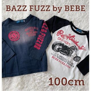 ベベ(BeBe)のBUZZ FUZZ by BEBE 長袖Tシャツ 100cm 2枚セット(Tシャツ/カットソー)