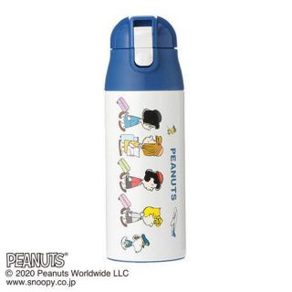 スヌーピー(SNOOPY)の新品　ANA ＜ピーナッツ＞ワンプッシュステンレスボトル(水筒)