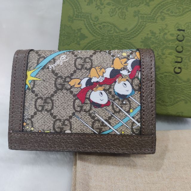 GUCCI コンパクト ウォレット ディズニー ドナルド 財布 折り財布 メーカー直営店 valledesantiago.gob.mx