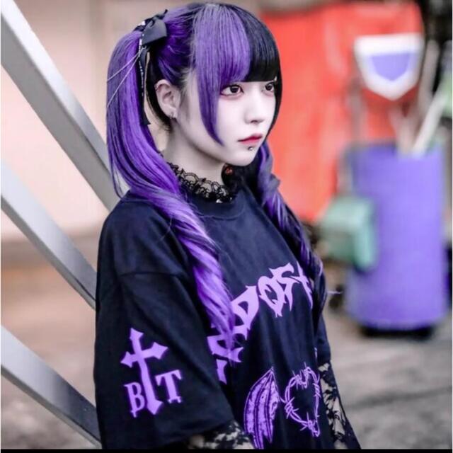 MILKBOY(ミルクボーイ)のBrittle 黒魅らら 「End of hell...」BIG TシャツKRY レディースのトップス(Tシャツ(半袖/袖なし))の商品写真