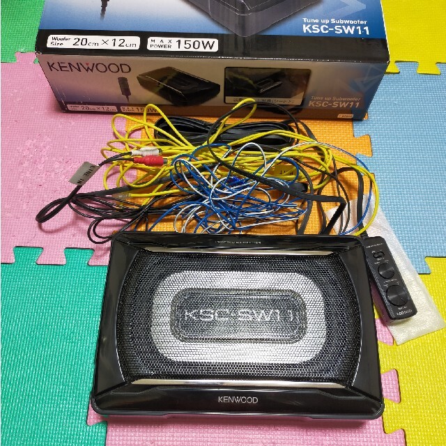 KENWOOD KSC-SW11 ツイータ付き　サブウーファー