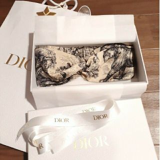 クリスチャンディオール(Christian Dior)の未使用品　試着のみ　ディオール　トワルドゥジュイ　ターバン　カチューシャ(カチューシャ)