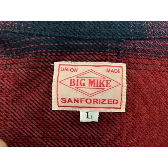 BIG MIKE ビッグマイク チェック柄ヘビーコットンネルシャツ チェック  メンズのトップス(シャツ)の商品写真