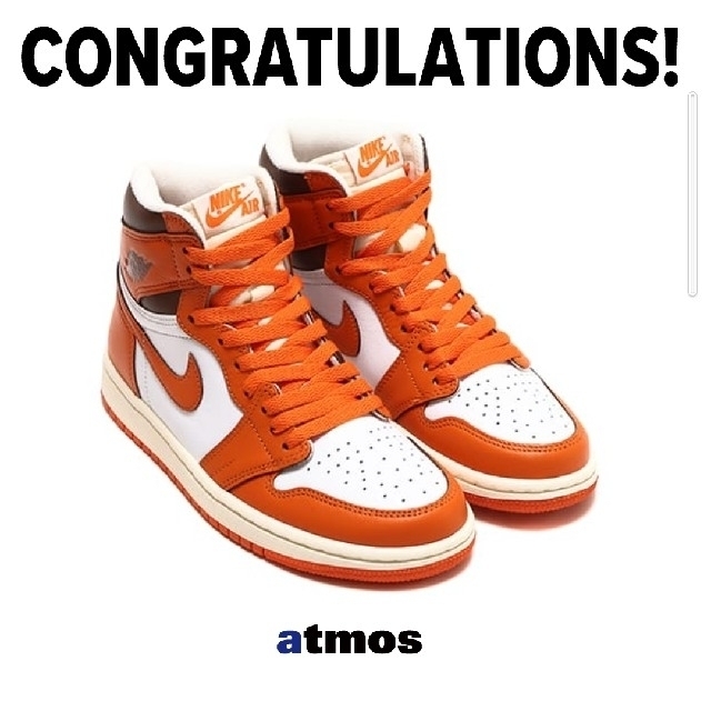 Nike WMNS Air Jordan 1 High OG 国産品 ナイキ ウィメンズ エアジョーダン1 ハイ OG スターフィッシュ 27.0cm スニーカー
