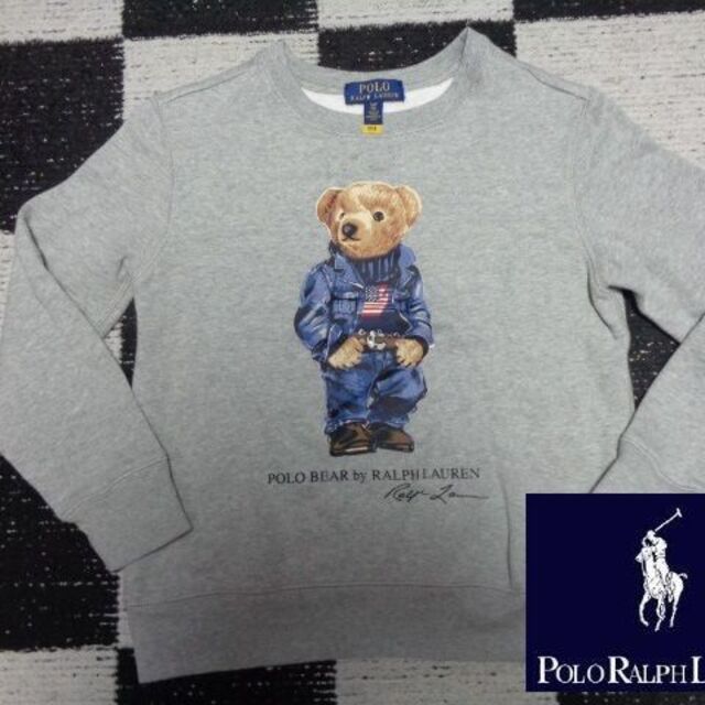 POLO RALPH LAUREN(ポロラルフローレン)の【Poloラルフローレン】ポロベアースウェット8トレーナーキッズ子供 キッズ/ベビー/マタニティのキッズ服男の子用(90cm~)(ジャケット/上着)の商品写真