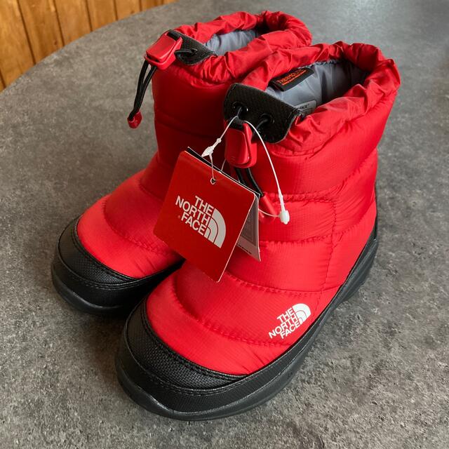 THE NORTH FACE ブーツ レッド ブラック チェック 27.0㎝