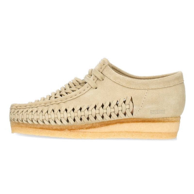 シュプリーム ×クラークス/Clarks 21AW Clarks Originals Woven Wallabee レースアップローカットシューズ メンズ 26.5cmメンズ