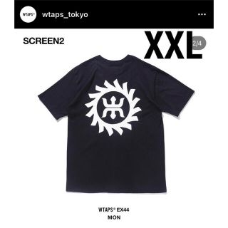 ダブルタップス(W)taps)のWTAPS 22ss MON BLACK XXL 新品未使用　未試着(Tシャツ/カットソー(半袖/袖なし))